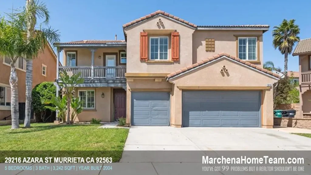 Home Sold in Murrieta Ca 29216 Azara St Murrieta CA 92563